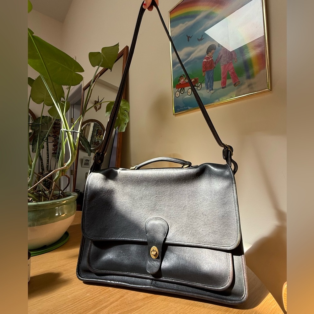 Vintage Coach Lexington Leather Brief Case 💼 Messenger Crossbody Bag